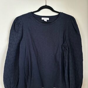 Liz Claiborne Midnight Blue Long Sleeve Top